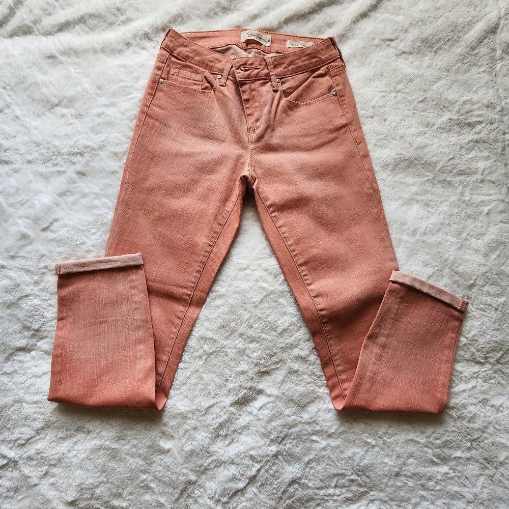 Jessica Simpson Jeans- Color Coral Peach- Size 26